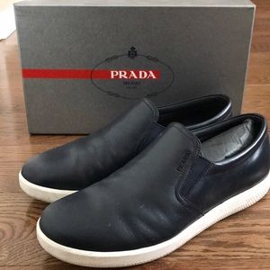 Men’s Prada Leather Loafers